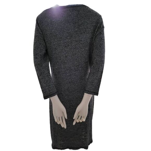Three Dots Grey Marl Dress - Picture 3 of 5